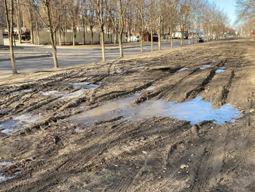 Воронежцы рассказали, как их теснит грязное месиво в Северном микрорайоне