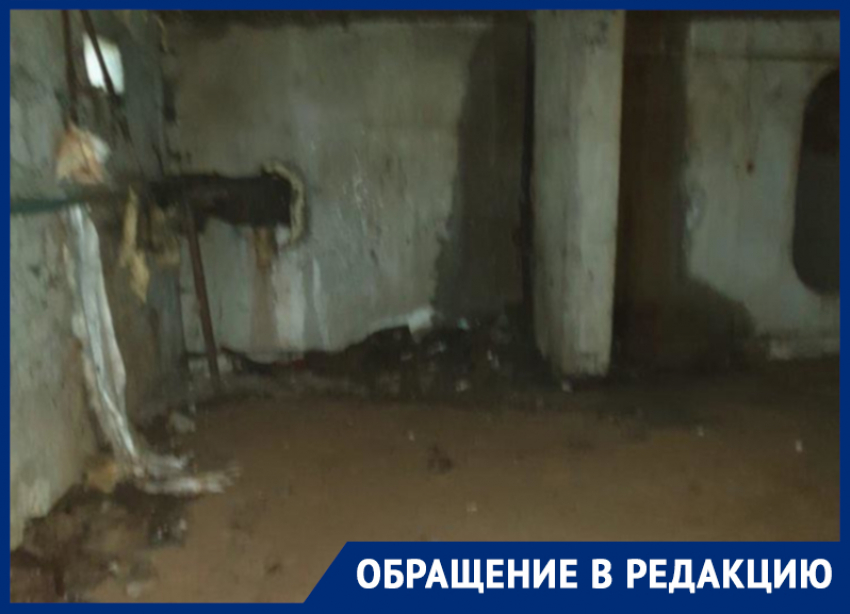 Кипяток затопил подвал дома в Воронеже
