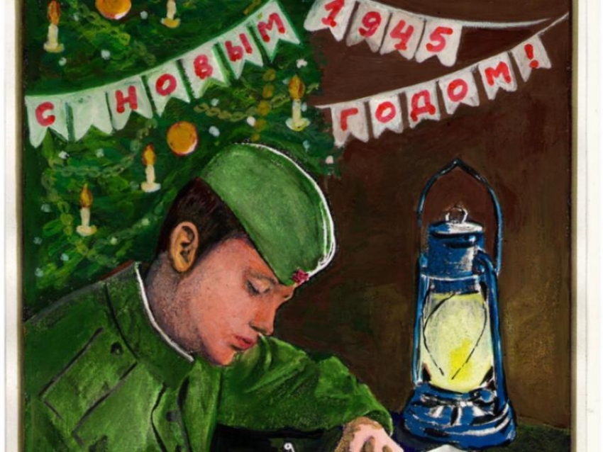 Рисунок юного воронежца украсит новогоднюю открытку 