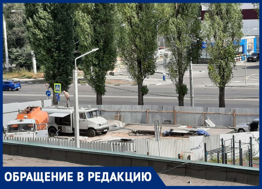 Воронежцы впали в отчаяние из-за строительства заправки во дворе двух домов 