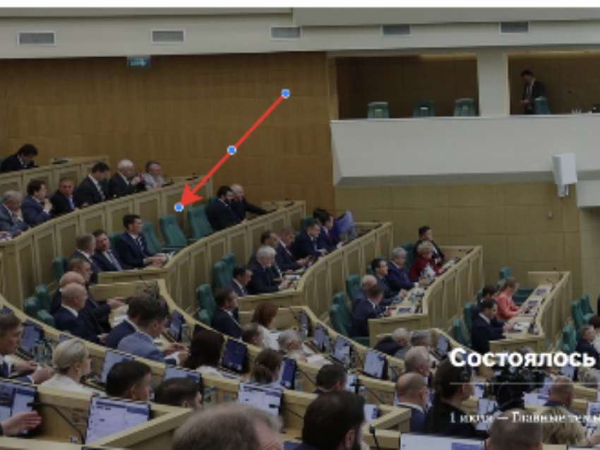 На заседании Совфеда не было видно ни одного воронежского сенатора 