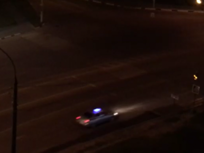 Погоня полиции за дрифтером попала на видео в Воронеже