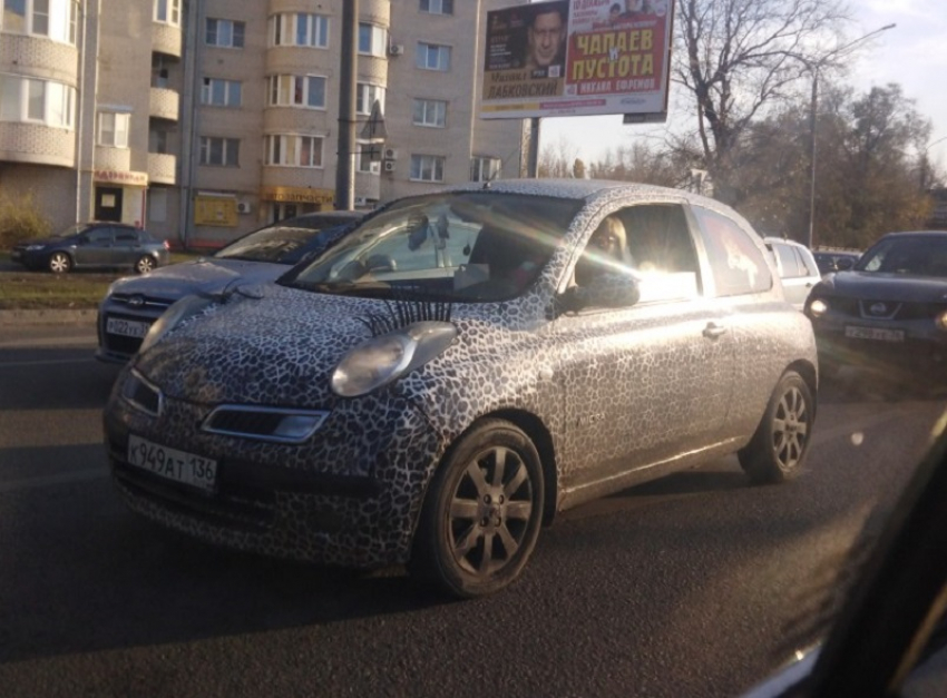 Типичный автомобиль истинной блондинки сняли в Воронеже 
