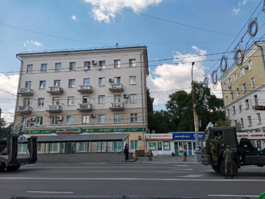  Неудачу военной техники после парада Победы сняли в Воронеже 
