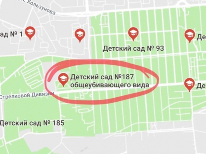 Убийственный детсад обнаружили на карте Воронежа