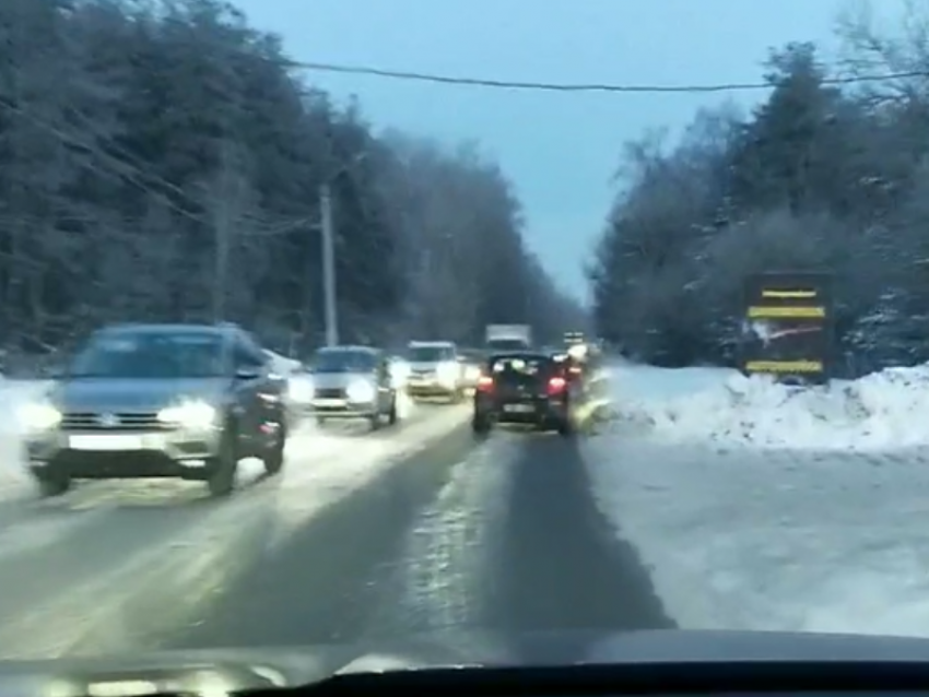 Мегапробку за гранью добра и зла показали в Воронеже 