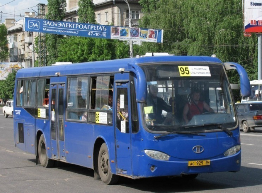 В Воронеже прекращают движение автобусы маршрута №95