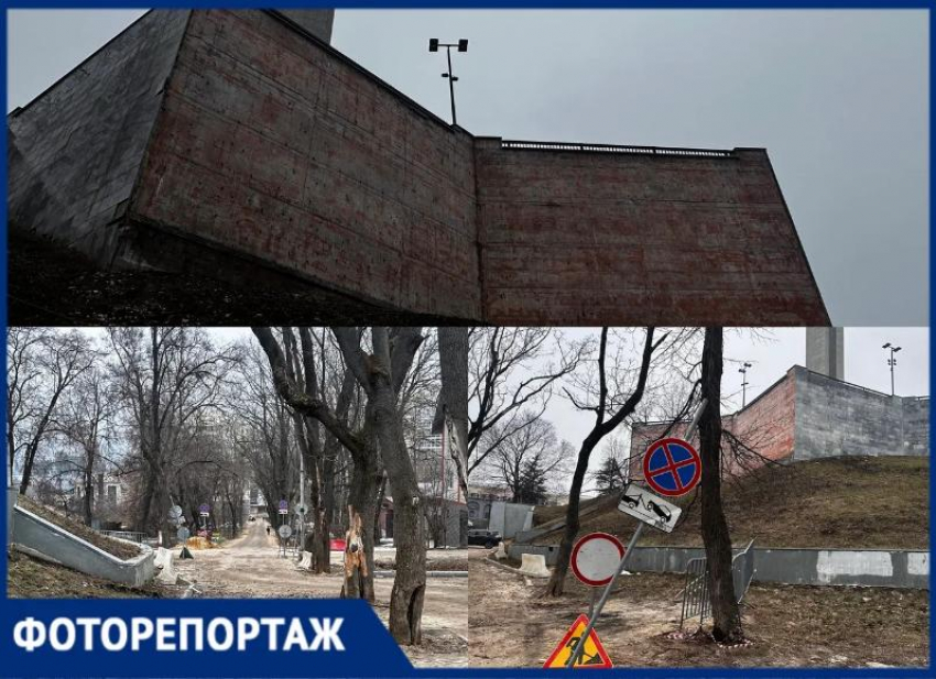 Как идет ремонт на Площади Победы в Воронеже 