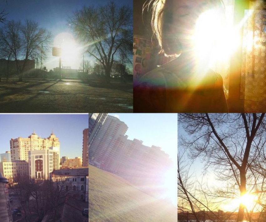 Воронежцы обрадовались солнцу, как дети – ТОП снимков из соцсетей