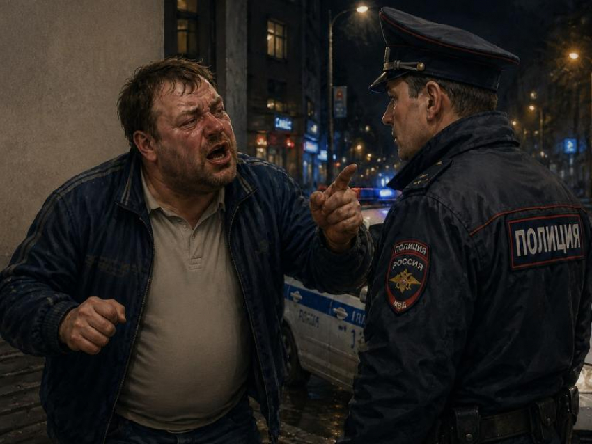 Пьяный воронежец избил участкового и попал под уголовное дело