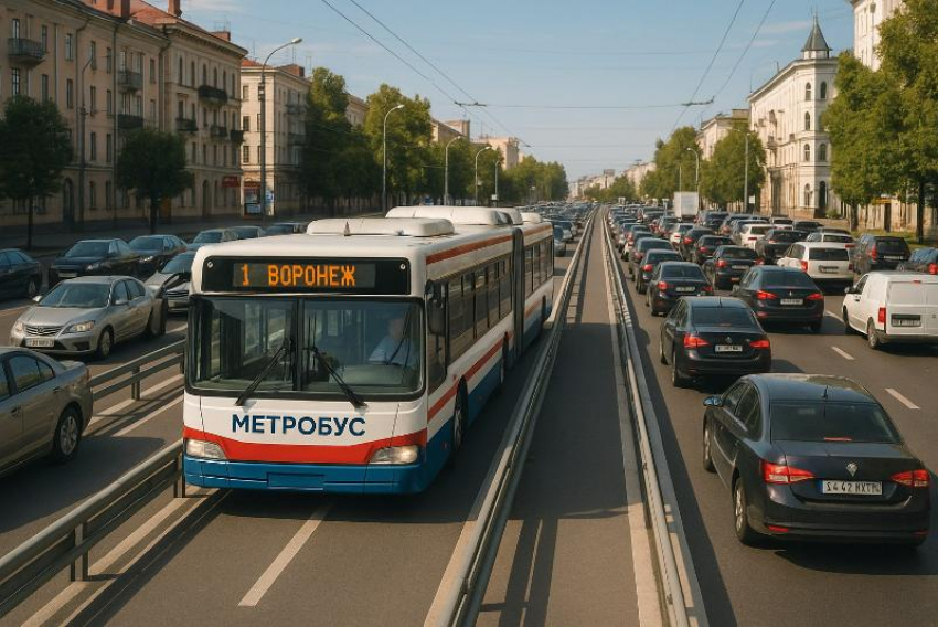 Как могла бы выглядеть схема метробуса, показали в Воронеже