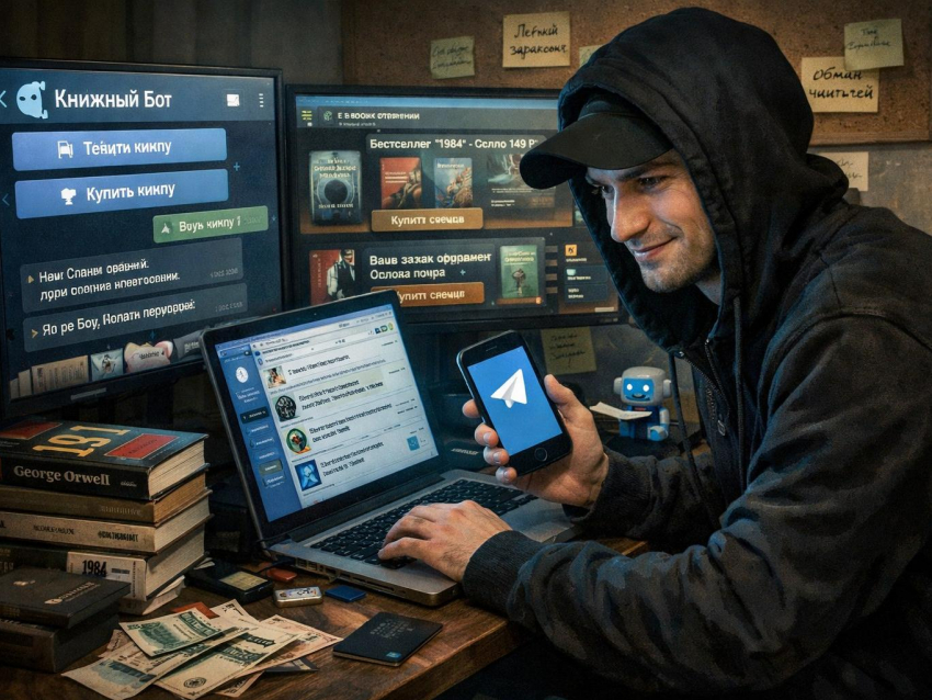 Литературный обман: воронежцам рассказали о кибермошенничестве через книжных ботов