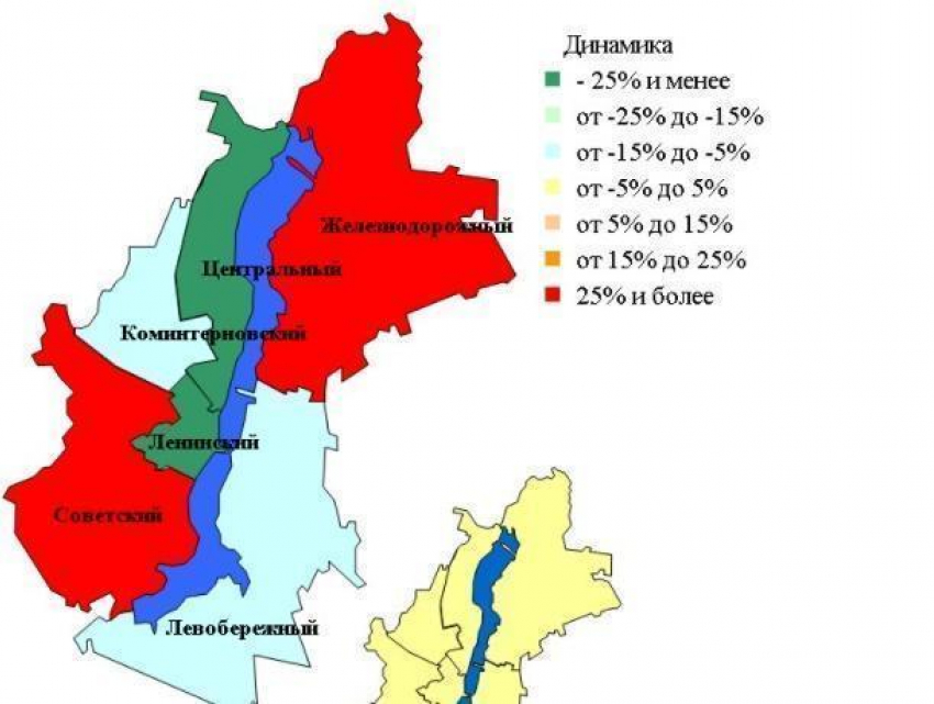 Инфографика: самые «убийственные» районы Воронежа