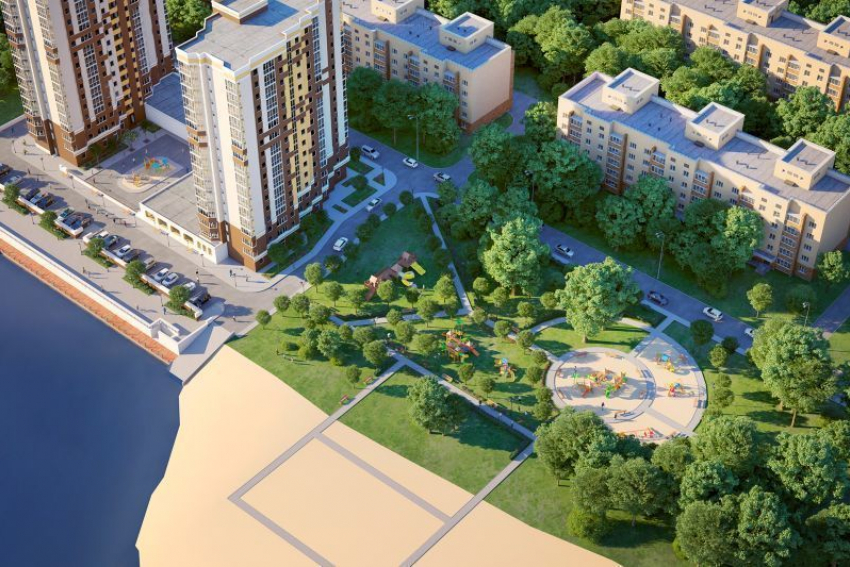 Каким будет жилой комплекс «Аквамарин» на берегу Воронежского водохранилища