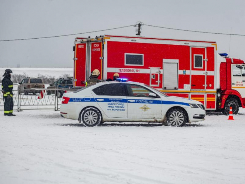 Воронежским школьникам показали, как Медицина катастроф спасает пострадавших после лобовой аварии 