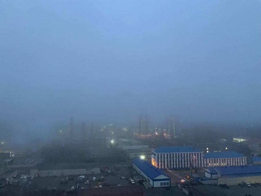 Туман сохранил желтый уровень опасности на территории Воронежской области