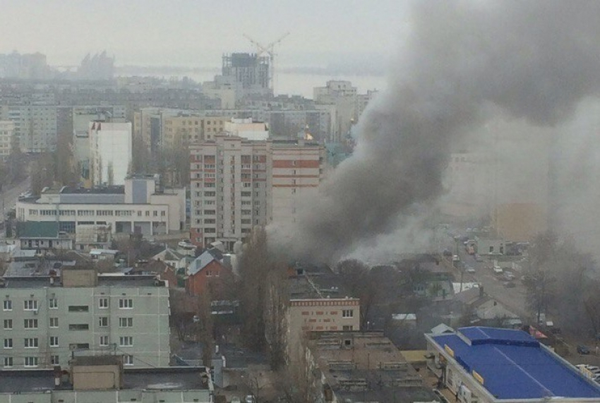 В страшном пожаре в Воронеже погибли два человека