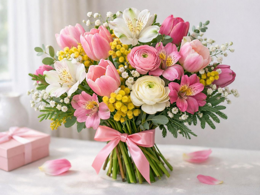 Как вырастет средний чек на цветы 8 Марта 