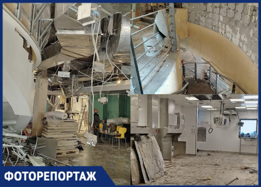 Реставрация ресторана «Вкусно и точка» началась в центре Воронежа 