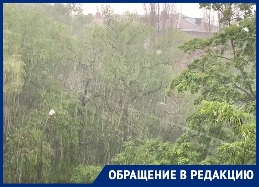 Оглушительный град обрушился на Воронеж в первый день лета