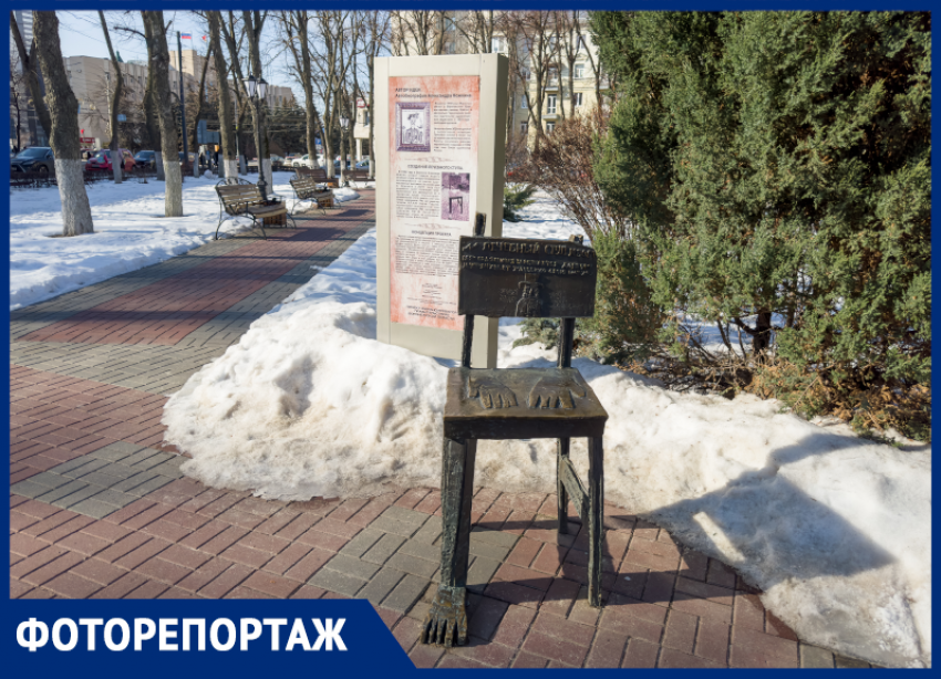 "Чиновничий сквер» со стулом от жлобства получит ещё больше денег в Воронеже