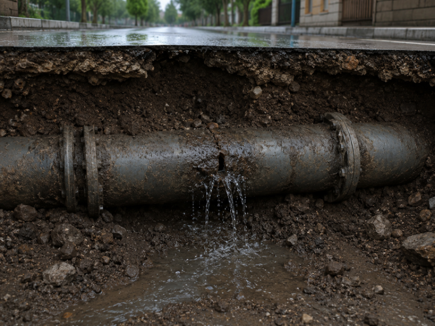  В Воронеже завершили ремонт водовода на Машмете 