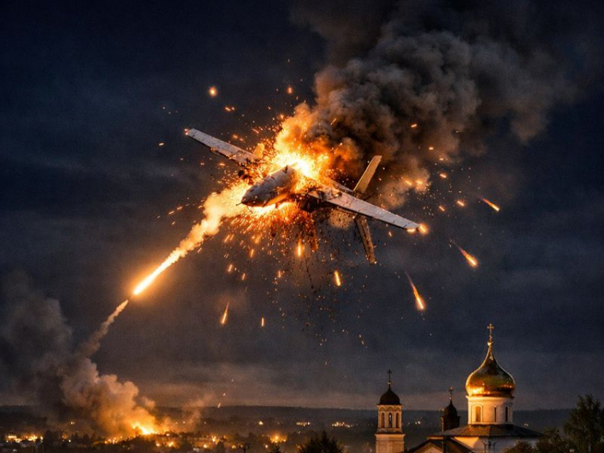 Три беспилотника были подавлены за ночь над одним из районов Воронежской области