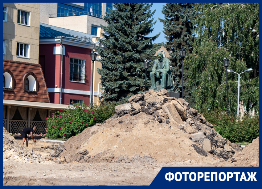 Песчаные курганы в неожиданном месте: удобство пешеходов принесли в жертву во имя нового центра Воронежа 