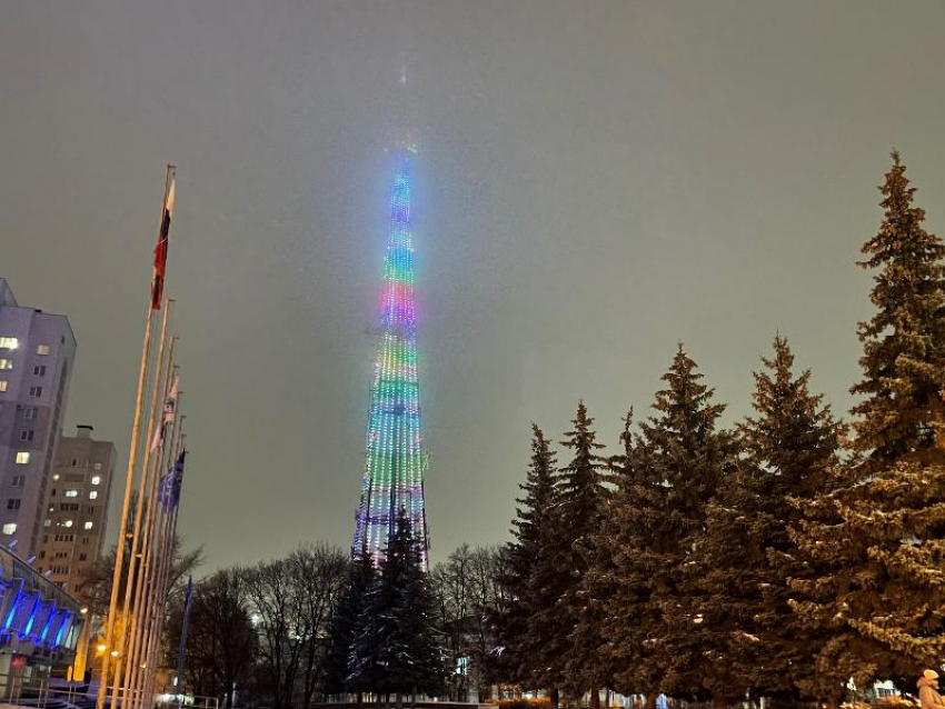 Воронежская телебашня заиграет новыми красками в День космонавтики