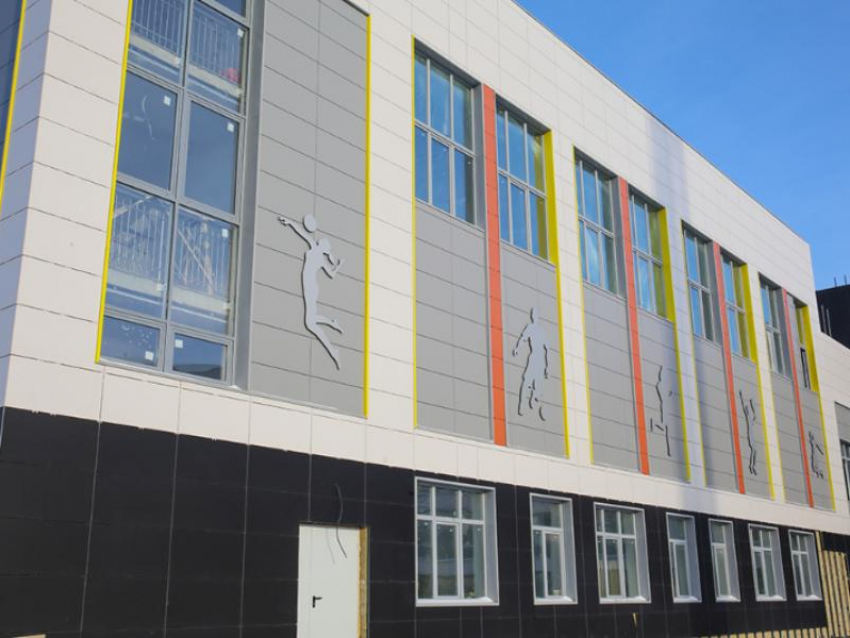 Запущено отопление в возводящейся воронежской школе в микрорайоне Процессор 