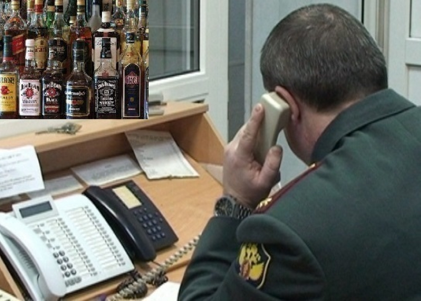 В Воронеже полицейские изъяли 500 бутылок поддельного алкоголя