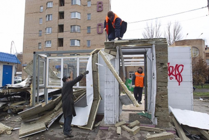 Воронежские власти в ноябре  собрались уничтожить 9 киосков