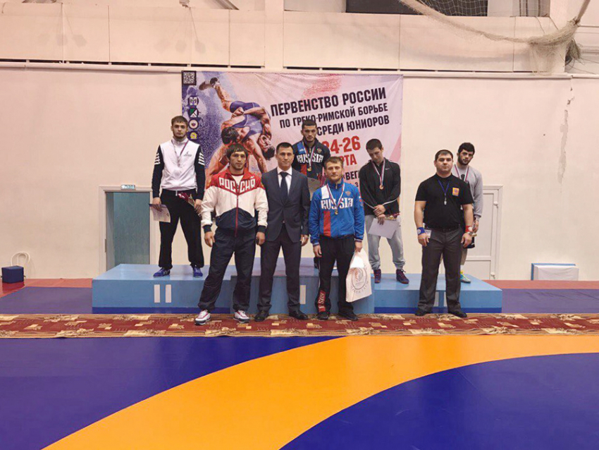 Воронежец Нарек Оганян стал чемпионом России по греко-римской борьбе