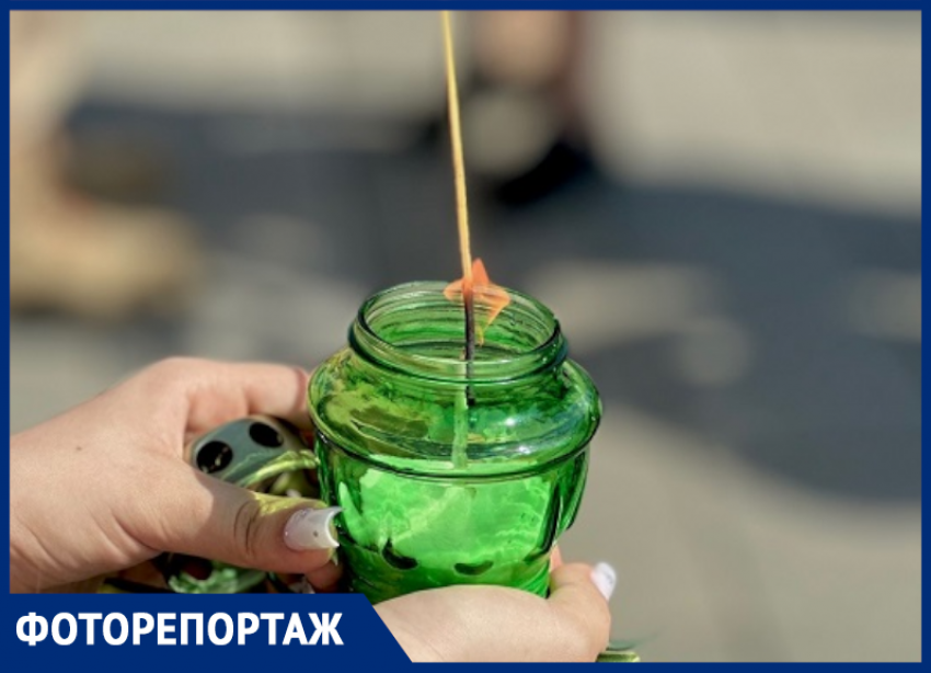 Как выглядит «Огонь Победы», который доставили в Воронеж 