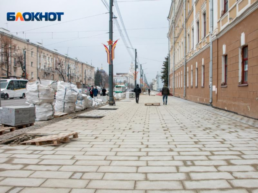 Проход по пешеходной зоне проспекта Революции в Воронеже ограничат на сутки 