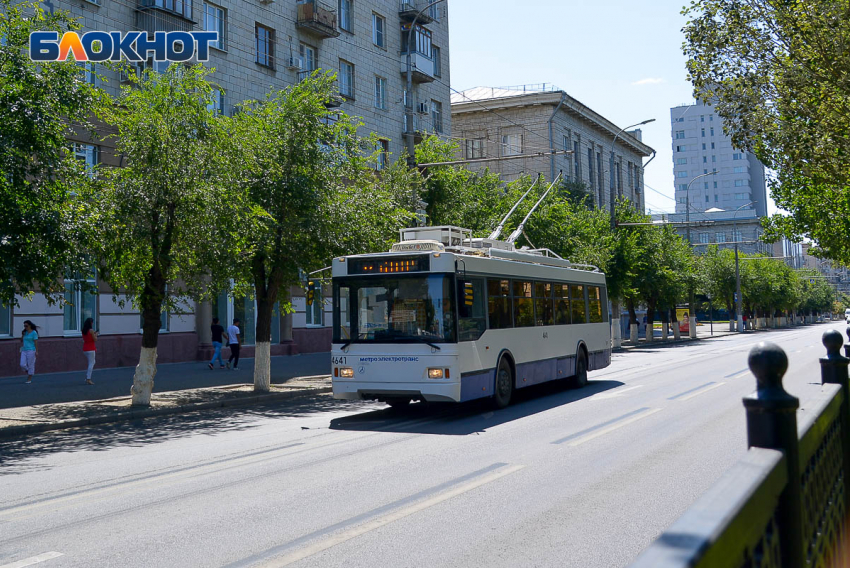 Названа причина приостановки троллейбуса № 33 в Воронеже