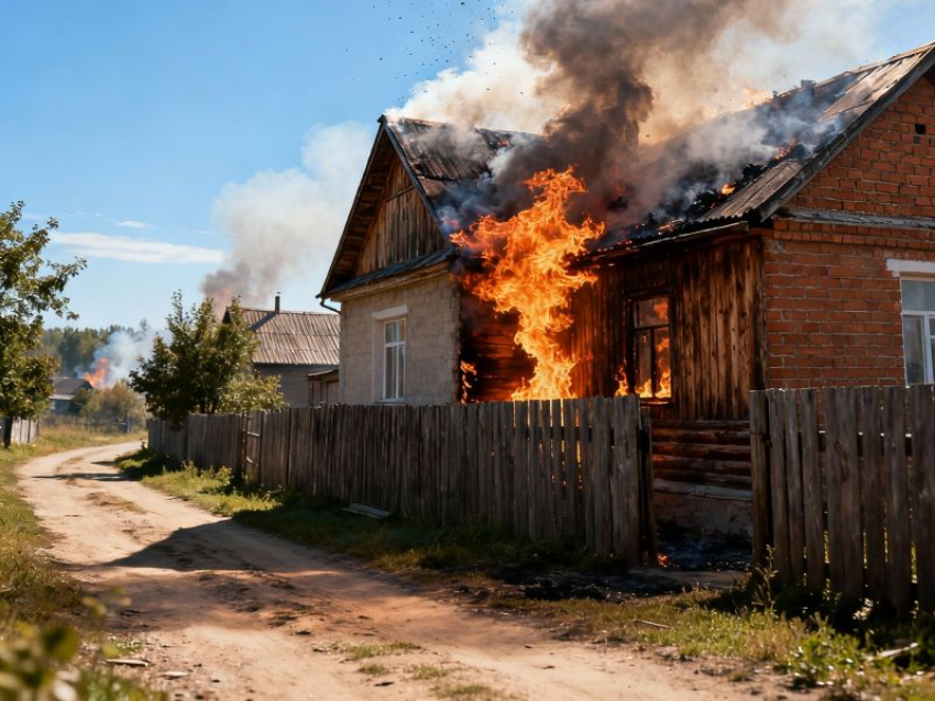 Тело 45-летнего воронежца нашли на месте пожара в Воронежской области