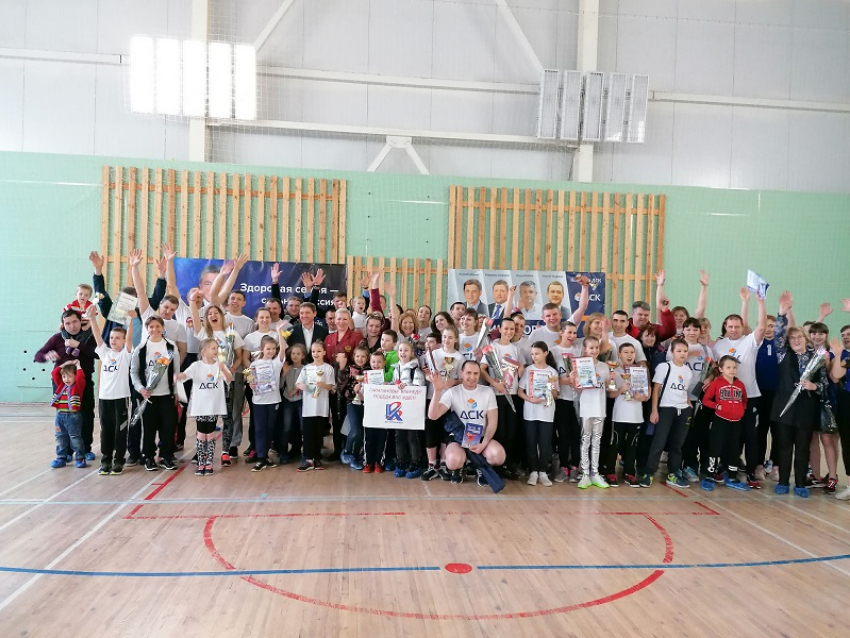 Олимпийская чемпионка судила спортивные семьи из Придонского 