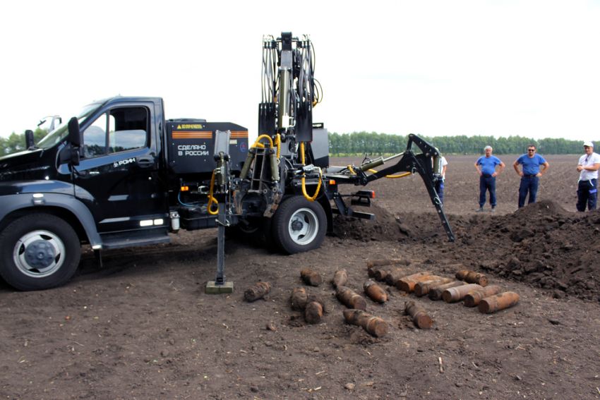 Под Воронежем село Сторожевое разминировал робот