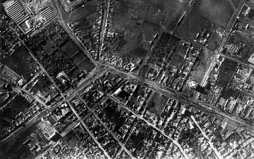 Вид на Воронеж с неба в 1928 году показали на снимке 