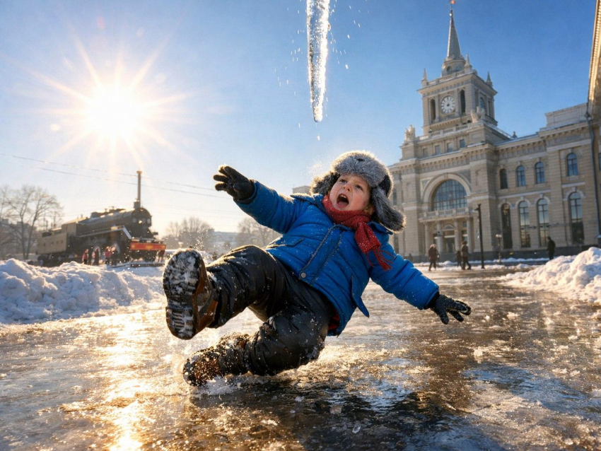 Гололед в Воронеже продолжает калечить: 684 человека за три дня получили травмы
