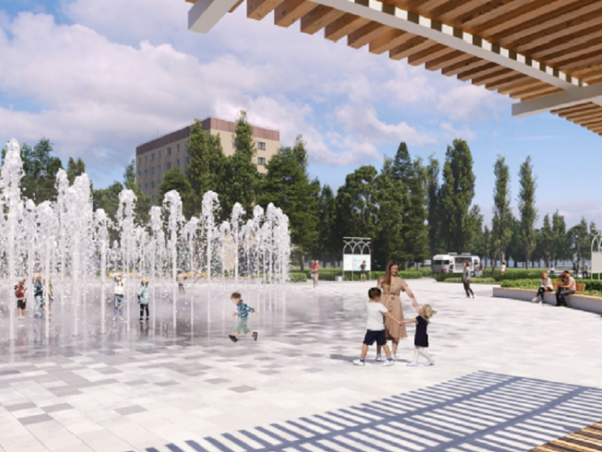 Как будет выглядеть благоустройство сквера за 100 миллионов рублей в Нововоронеже, показал проект