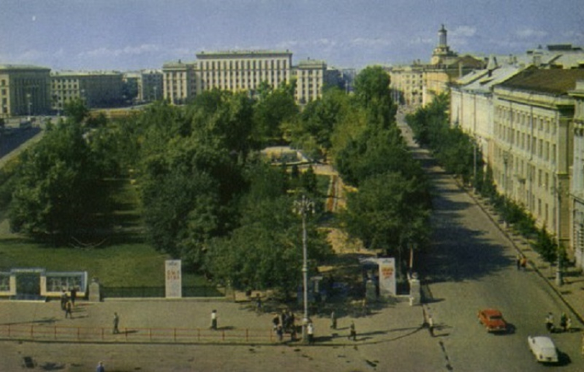 Центр Воронежа в 60-е годы показали с высоты 