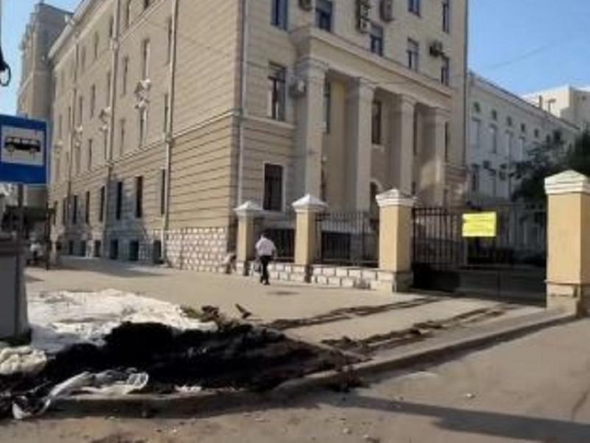 Водителя-гряземеса привлекут к ответственности в Воронеже 