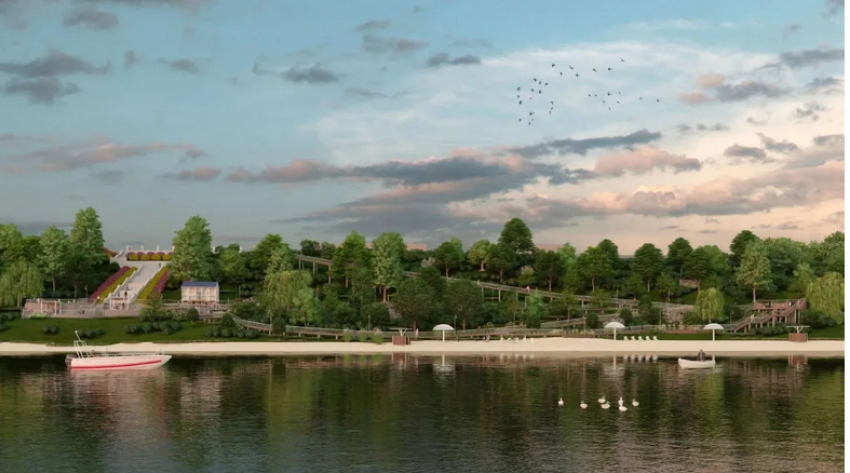 Благоустройством пляжа в Семилуках на реке Дон займется воронежский  дорожник Наири Нахатакян