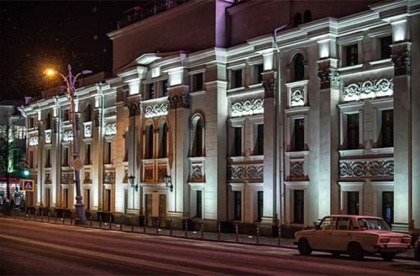 На зданиях в центре Воронежа появится архитектурная подсветка