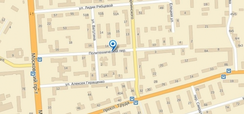 В Воронеже с 15 по 19 апреля перекроют Политехнический переулок