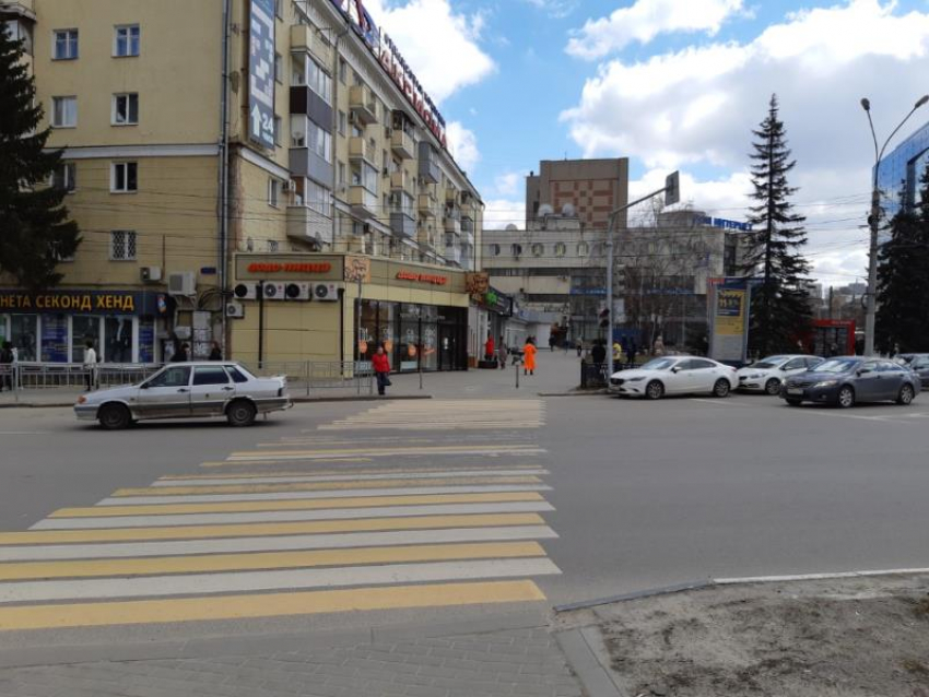 Последствия упорного автохамства сняли в центре Воронежа