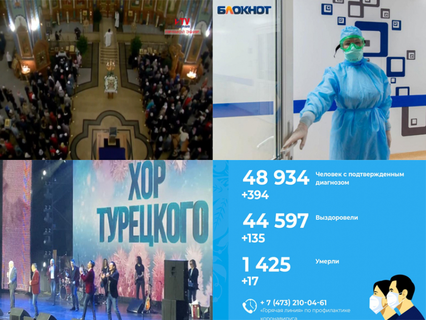 Коронавирус в Воронеже 7 января: новый рекорд 2021 года, смерть медсестры и массовое посещение храма
