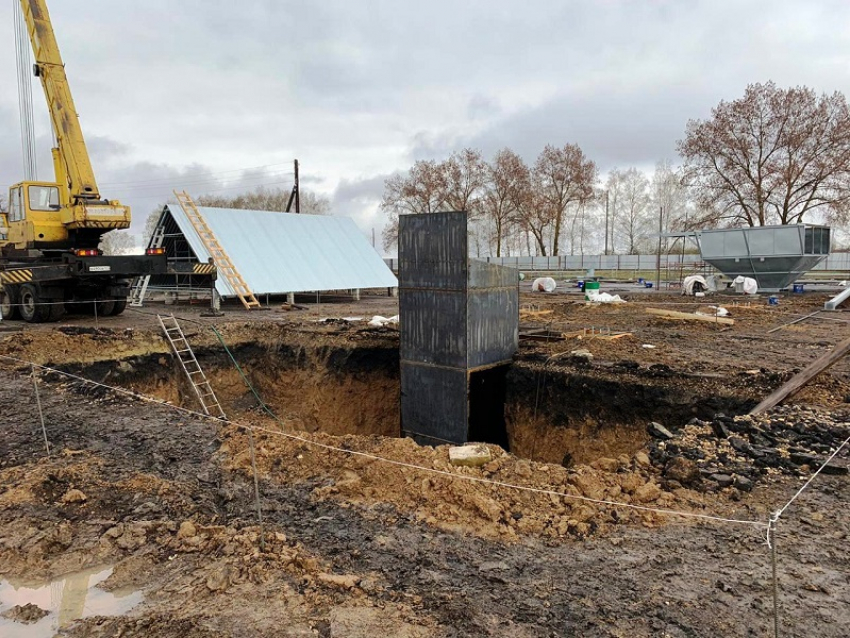 Опубликовано фото с места гибели рабочего в воронежском котловане